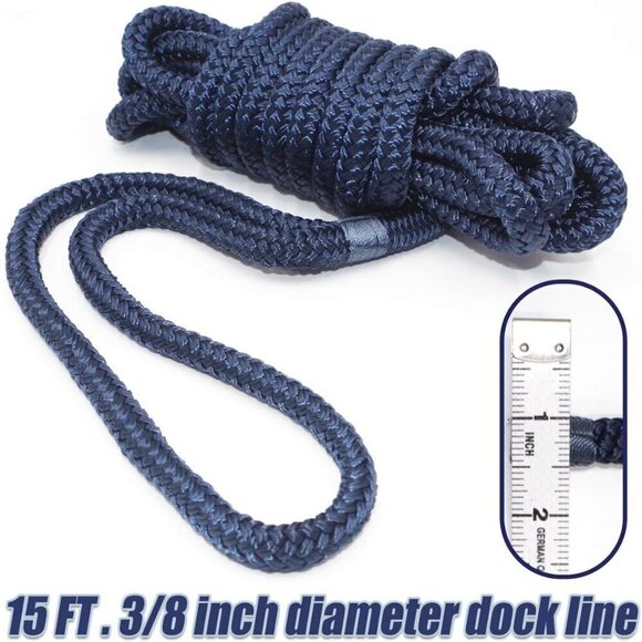 Premium Navy Blue Dock Line - Picture 2 of 5